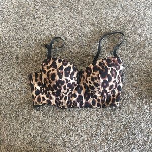 Bebe Leopard Bra/Bralette